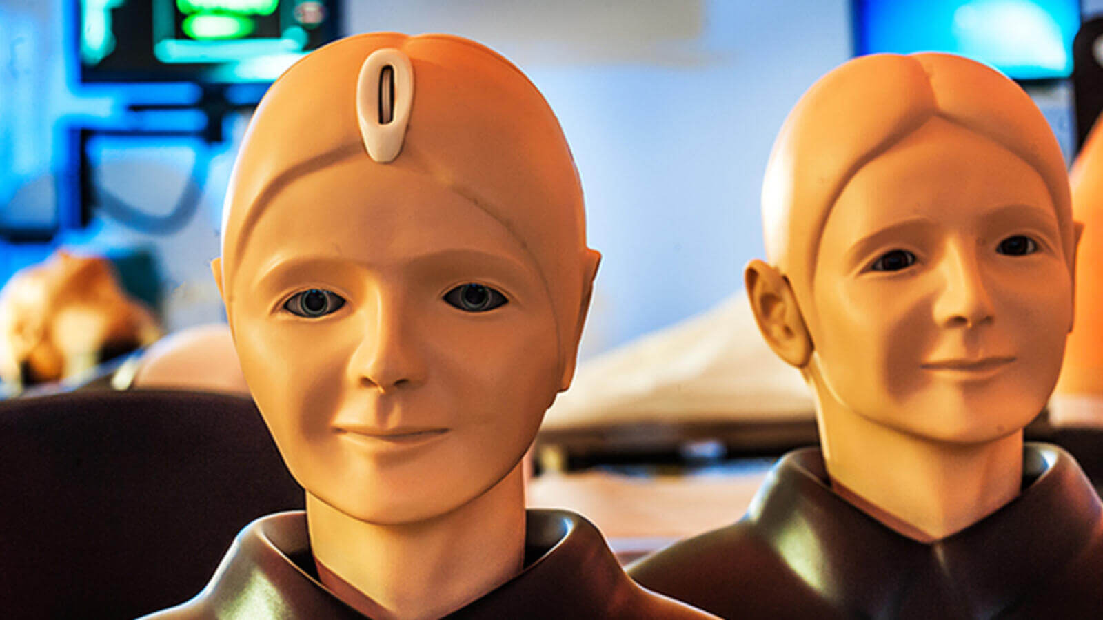 Eye and ear Manikin medical trainer