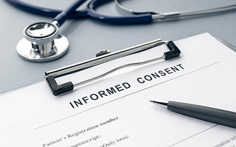 Patient consent form